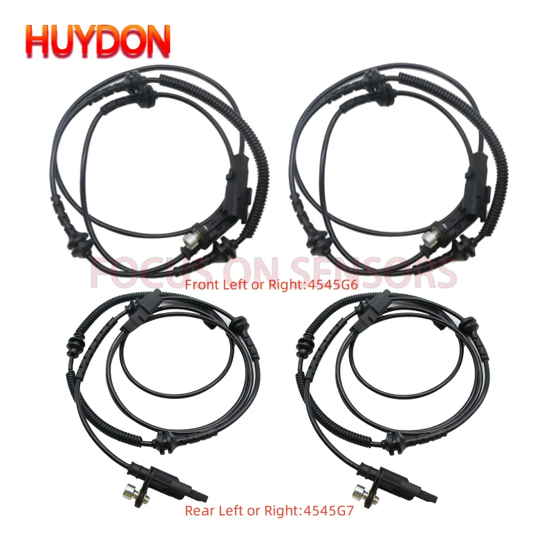

4 шт. 4545G6 4545G7 передний задний левый/правый датчик скорости колеса ABS для Citroen C6 Peugeot 407 4545A9 4545.A9 4545.G6 9642687580