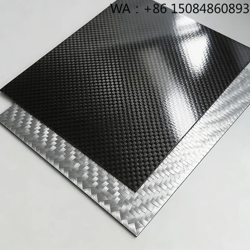 

3K Twill Glossy T300 Carbon Fiber Tray, Carbon Fiber Material, Glossy Finish Plate with Multiple Available Sizes