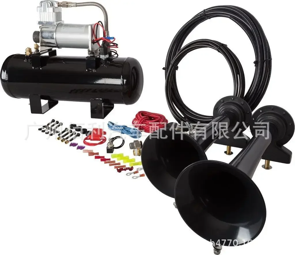 Car Horn Air Compressor Accessories 110 120 200 PSI 12V 24V Pump High Pressure Durable Replacement Parts for Vehicles Truck