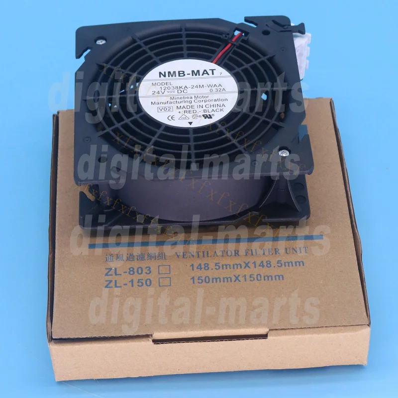 Новый вентилятор охлаждения A+For One NMB 12038KA-24M-WAA DC24V 0.32A 12CM, бесплатная доставка # QW