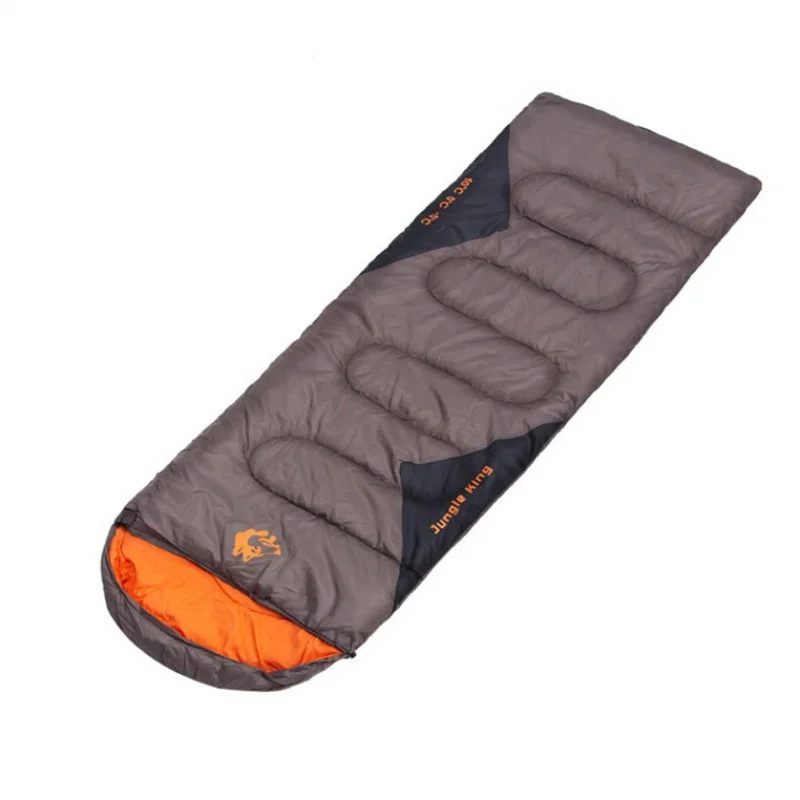 JUNGLE KING Cross-Border Outdoor Sleeping Bag Envelope Sleeping Bag Rectangular Sleeping Bag Camping Quilt Four Seasons Mattress