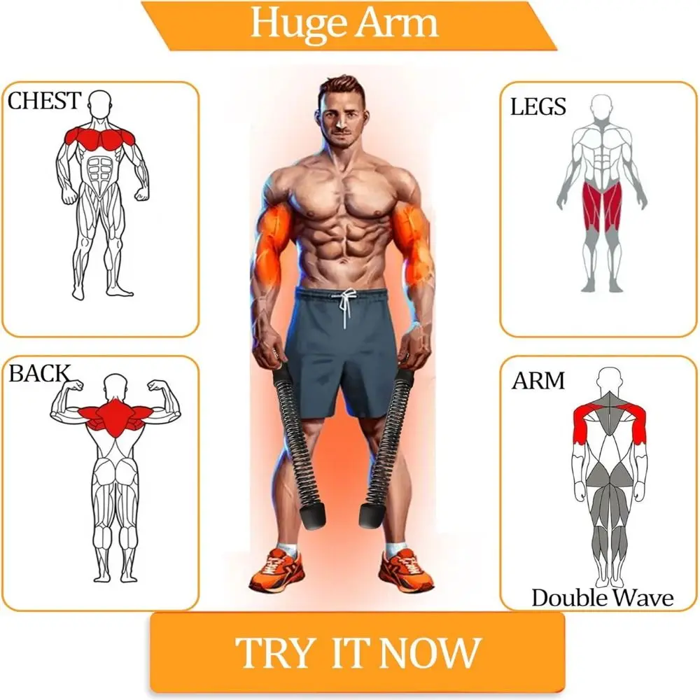 جديد لينة المطاط حبل بلا حبال عدم الانزلاق مقبض كامل الجسم التدريب حبل التدريب الثقيلة انتعاش قوي الجمود الذراع التمارين #5