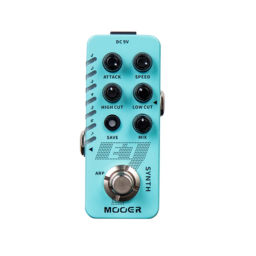 

Mooer New Micro E7 Polyphonic Synth Mini Electric Guitar Accessories 7 Types Pedal Effects Guitar Effect Pedal