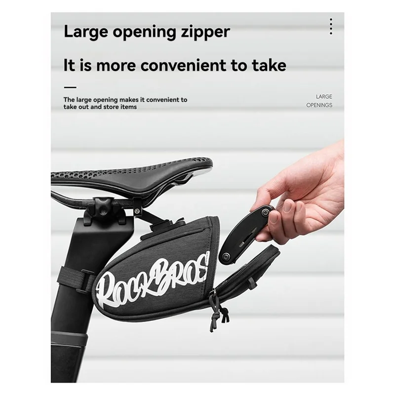 

New-ROCKBROS Велосипедная седельная сумка Аксессуары для велосипеда Мини-портативная сумка Быстрая сборка Сумка для сиденья на хвосте