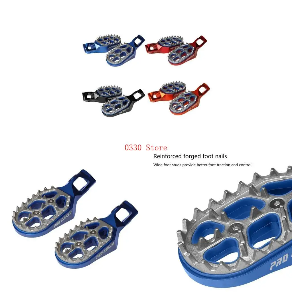 

Aluminum Foot Pegs Rests Footpeg Pedals For 85SX 2018-2024 125/150SX Motorbike