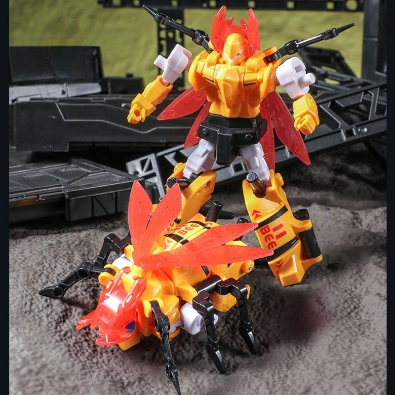

3 or 5 Combination Deformation Robot Insect Plastic Model Toys Children's Toys for Boys Xmas GiftsBirthday Guests Gifts 6-12+