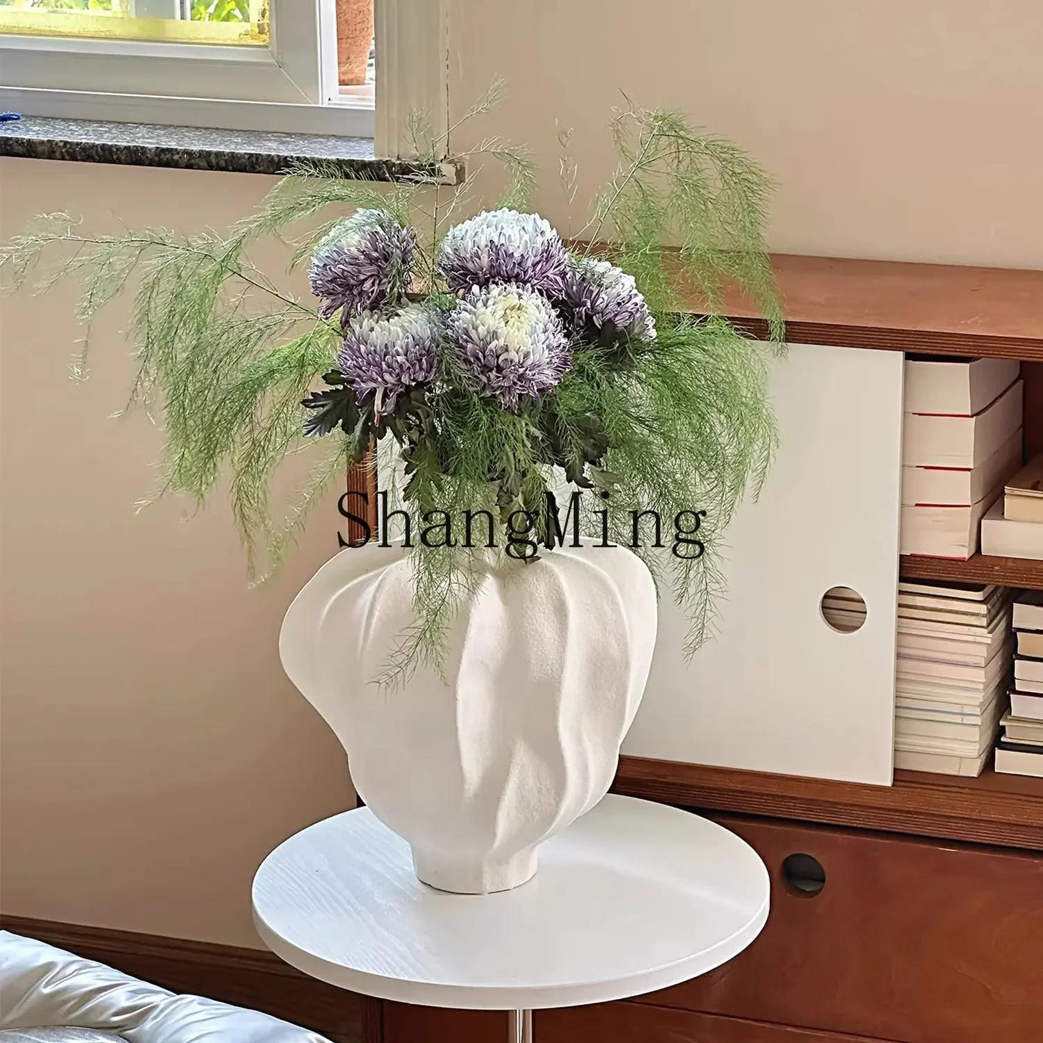 

CL ceramic vase flower arrangement ornament, high-end niche ornament, home decoration vase ceramic ornament