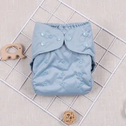 Elinfant popular soild waterproof diaper cover washable reusable one size for 3-15kg baby cloth diaper