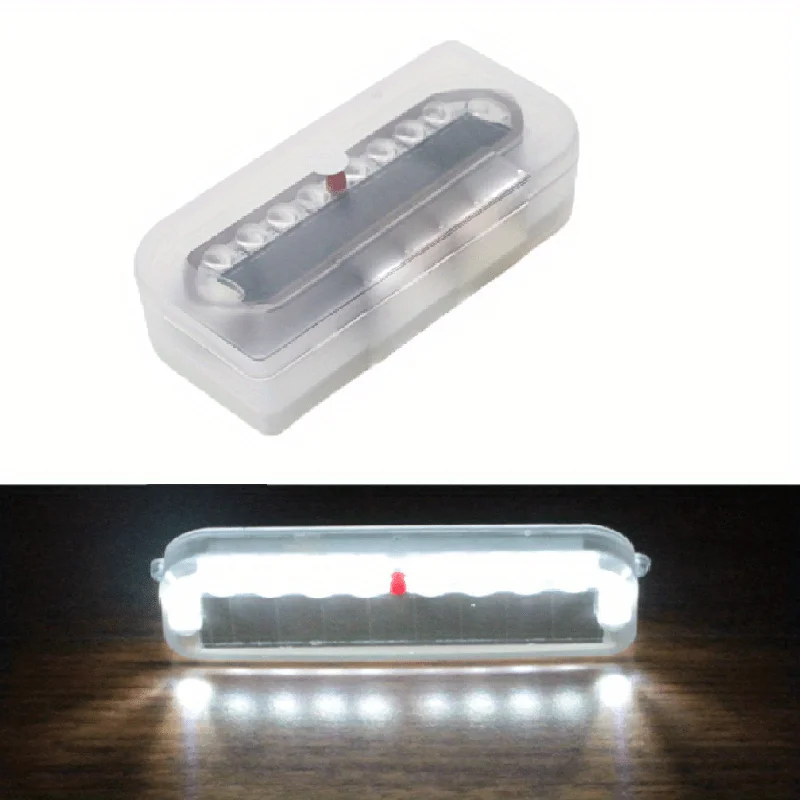 Draadloze Solar Safety Strobe Waarschuwingslampjes Led Anti-Collision Zelfklevende Knipperende Signaallamp Voor Auto 'S Fietsen Motorfietsen