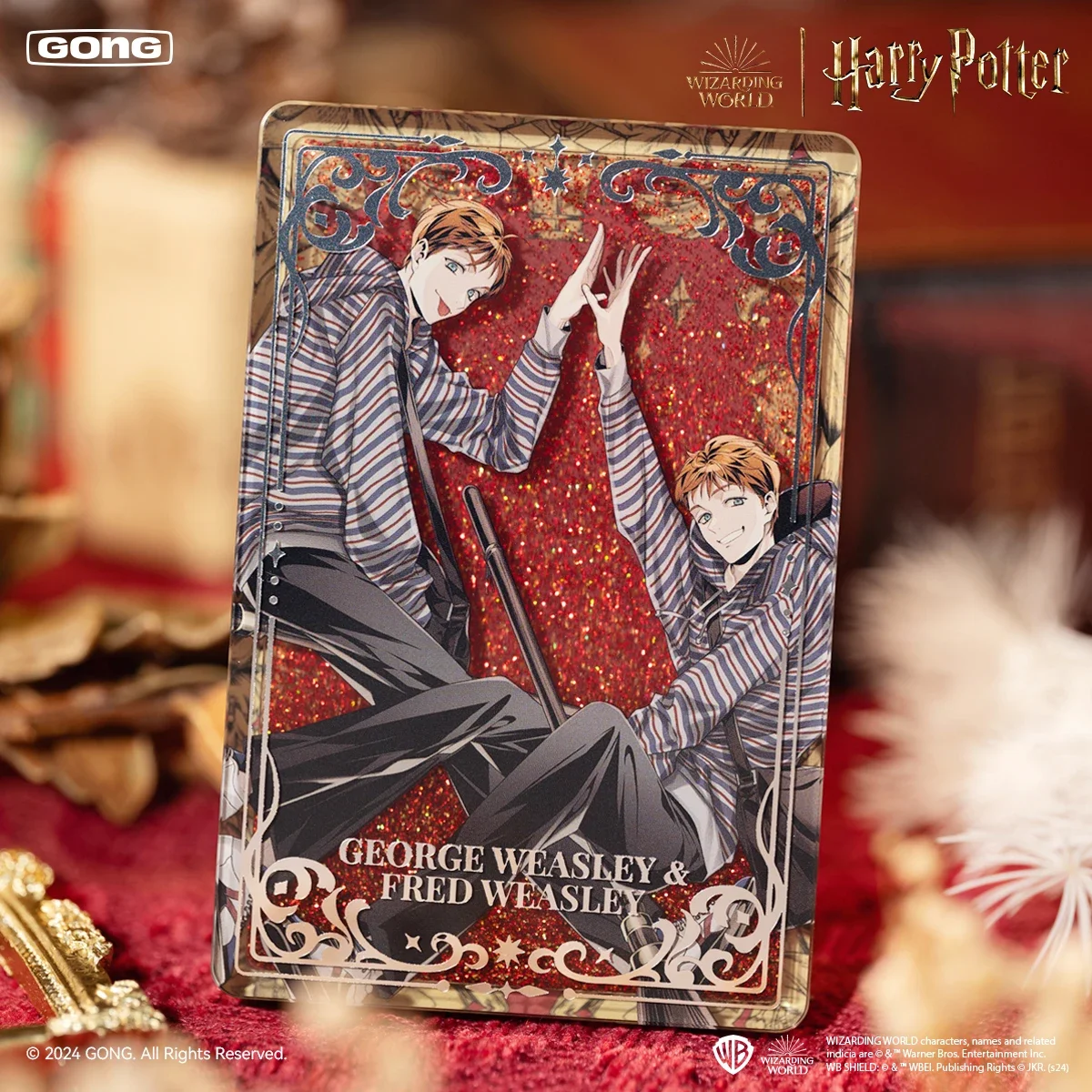 Harry Potter Card Magic World Classic Collection Card  Wizards Flowing Sand  Anime Peripherals Trading Card Children Toys