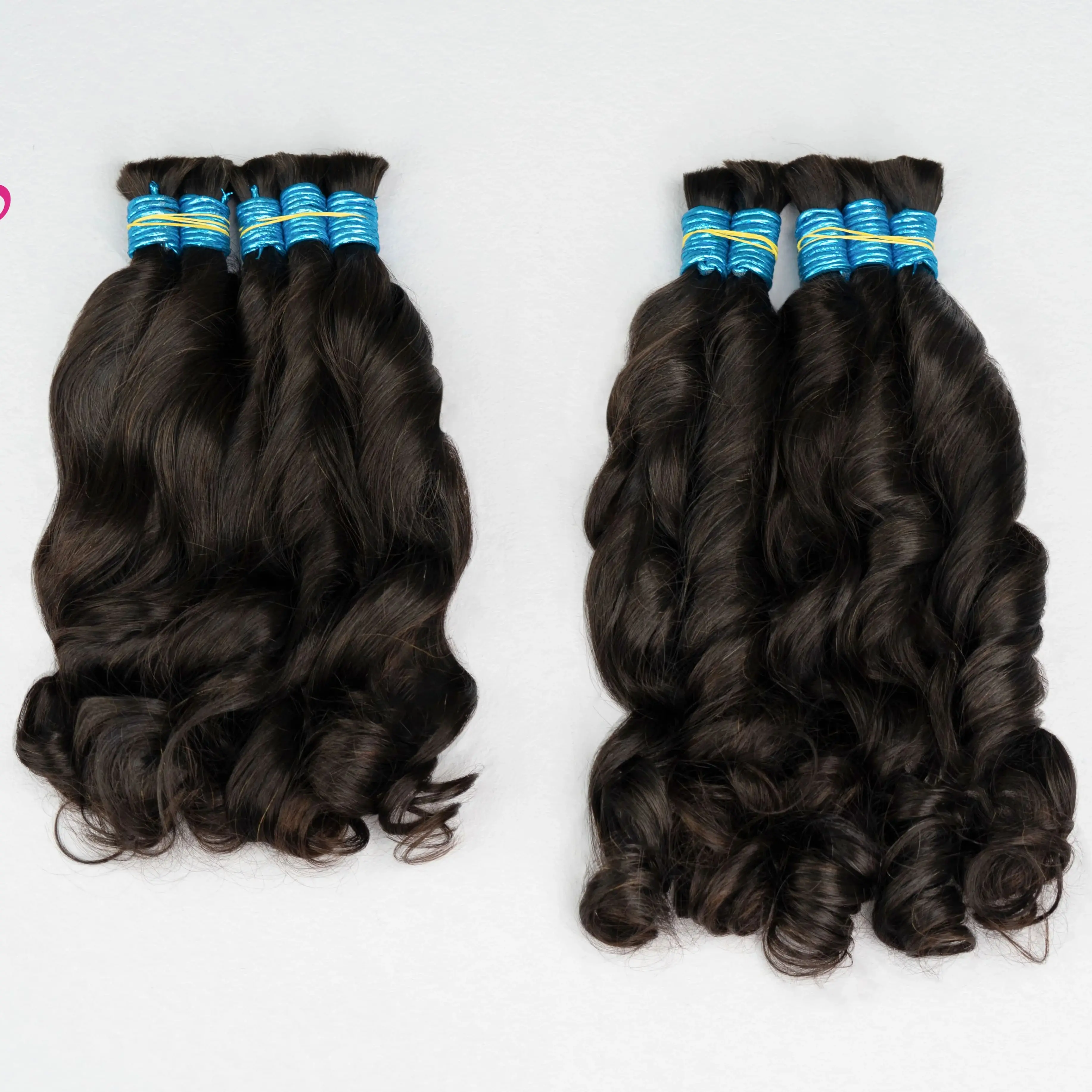 Human Hair for Braiding Body Wave Indian Natual Unprocessed 100% Natual Hair Loose Wave Remy No Weft Deep Wave For Salon Bulk