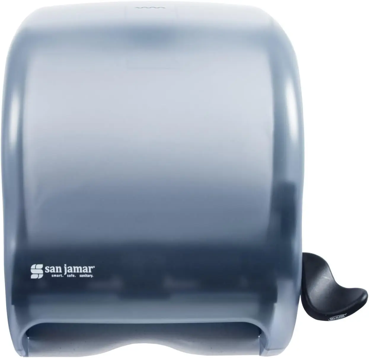 

Classic Paper Towel Dispenser Fits All Core Sizes with Lever for Bathroom, Kitchen, Restaurant Use, Plastic in Arctic Blue