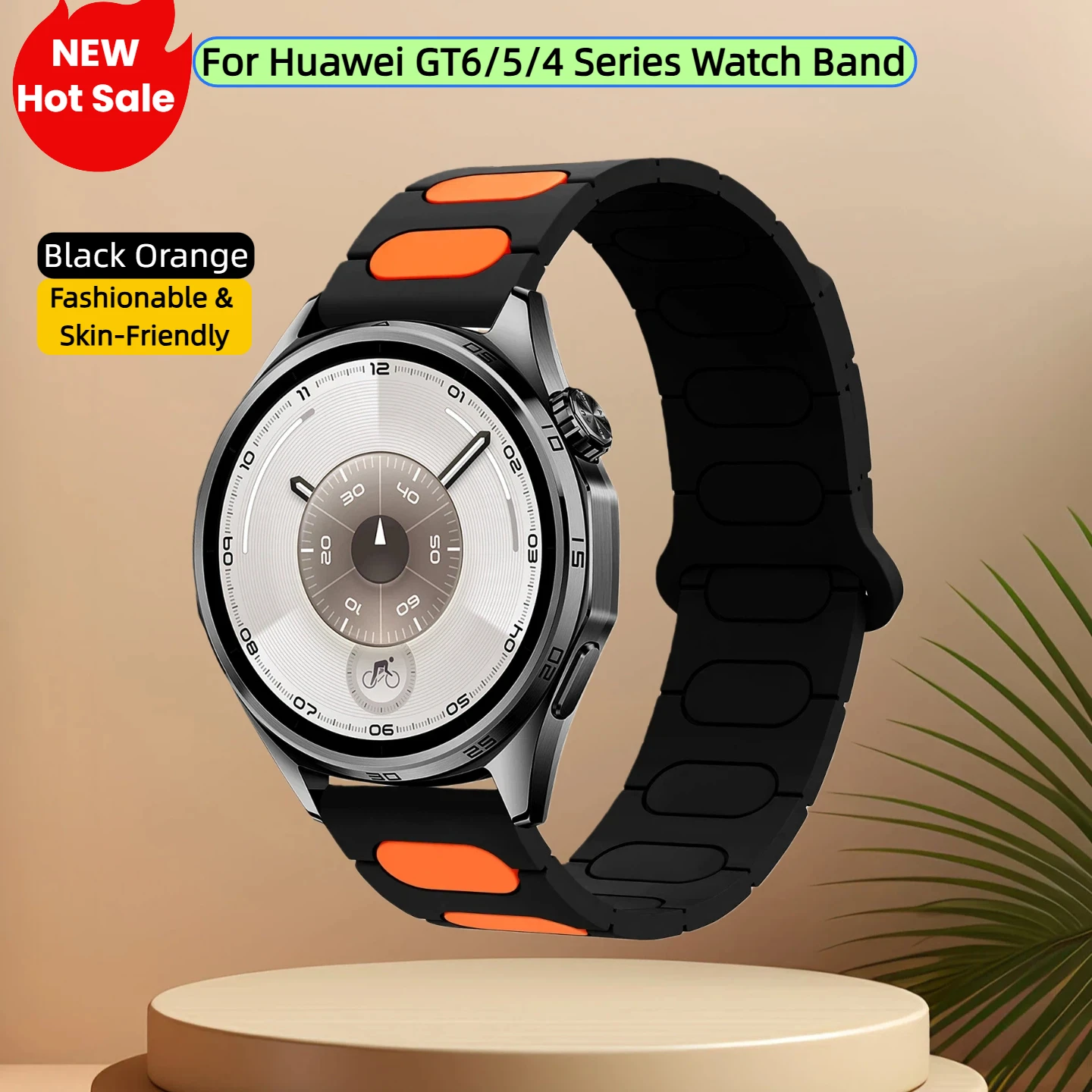 

Silicone Strap Colorful Buckle for Huawei GT 6 41mm Magnetic Bracelet for Huawei GT6 GT5 Pro GT4 GT3 GT2 Series Smartwatch Band