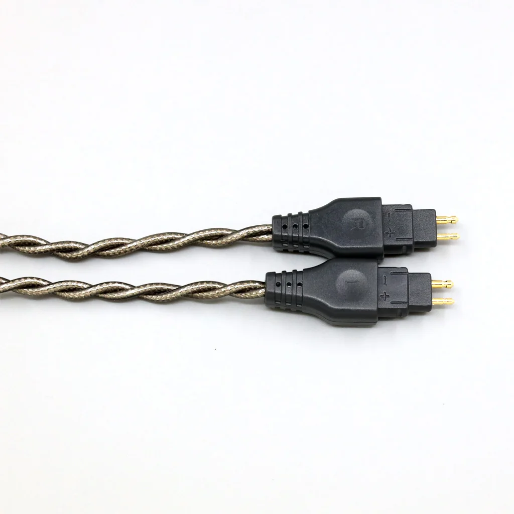 99% Pure Silver Palladium + Graphene Gold Earphone Cable For Sennheiser HD580 HD600 HD650 HDxxx HD660S HD58x HD6xx LN008191