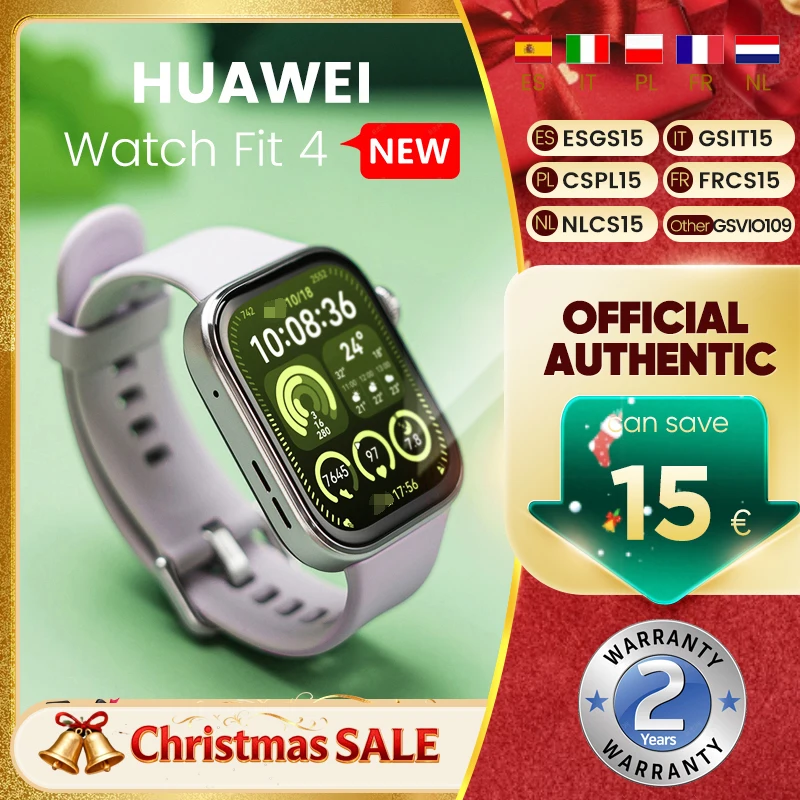Montre intelligente originale HUAWEI FIT 4, écran AMOLED de 1.8 pouces, appel Bluetooth, surveillance de la santé, montre intelligente