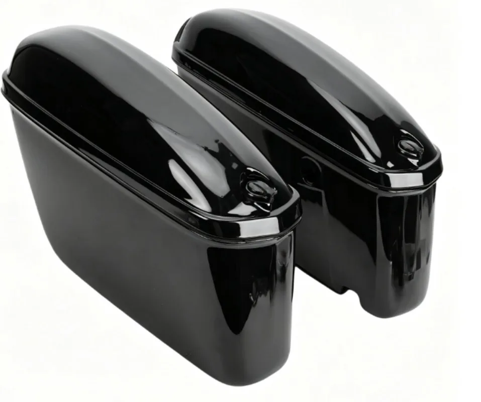 Lock‑able Motorcycle Luggage Side Storage Box, 22L Hard Saddlebag with Complete Mounting Kit