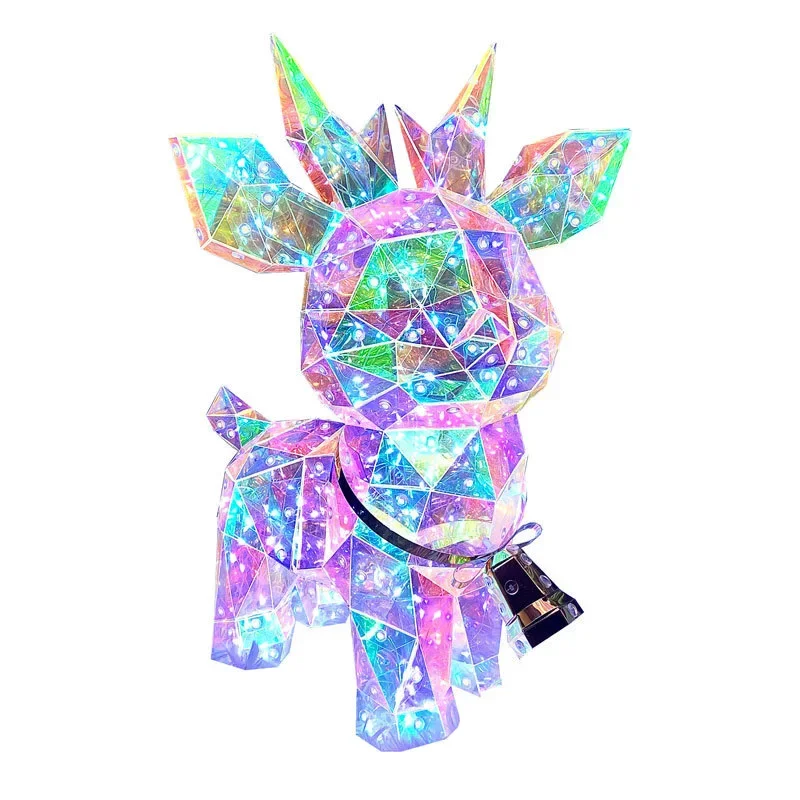 2024 Christmas Luminous Deer Wedding Companion Gift Christmas Valentine\'s Day Gift for Girls Home Decoration Room Ornament