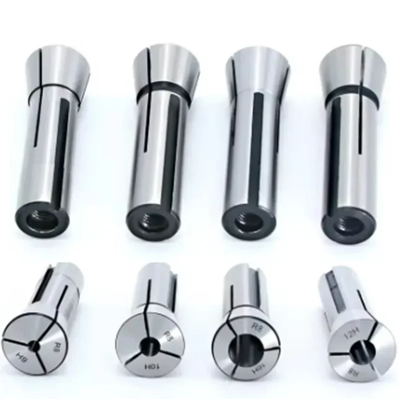 R8 Collet Milling Machine R8 Collet Metric British R8 Collet Clamping Size Milling Tool Holder R8 Collet Chuck Set Spring Collet