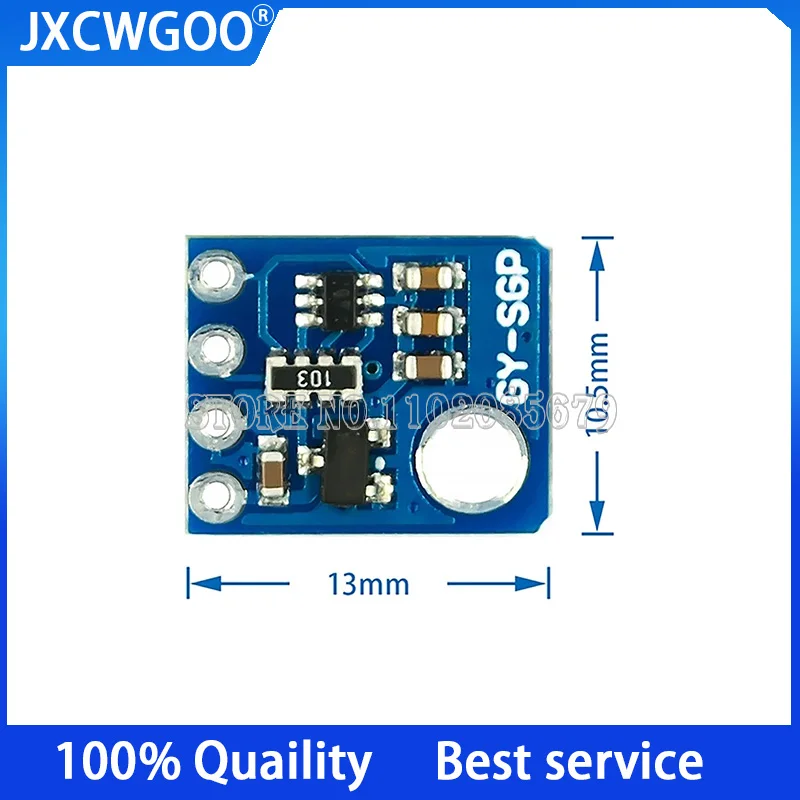 5PCS GY-SGP30/SGP40/SGP41  Gas sensor TVOC eco2 CO2 Measurement Formaldehyde Module New Original