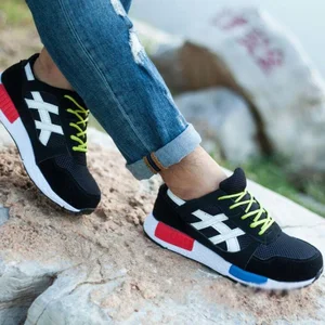 Homens Mulheres Segurança Sapatos Aço Toe Trabalho Sapatos Flats Casual Calçado Protetor Sneaker Proteger a segurança da construção Mens trabalho Botas 12 principais vendas bota de resgate - №2