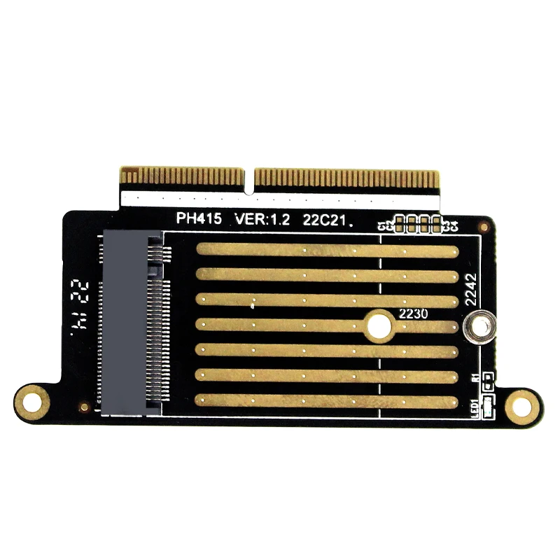 Adaptador de tarjeta SSD A1708, lector de tarjetas M Key NVMe M2, NGFF M.2 SSD Riser para Apple Macbook Pro Retina 13 "A1708 2016 2017