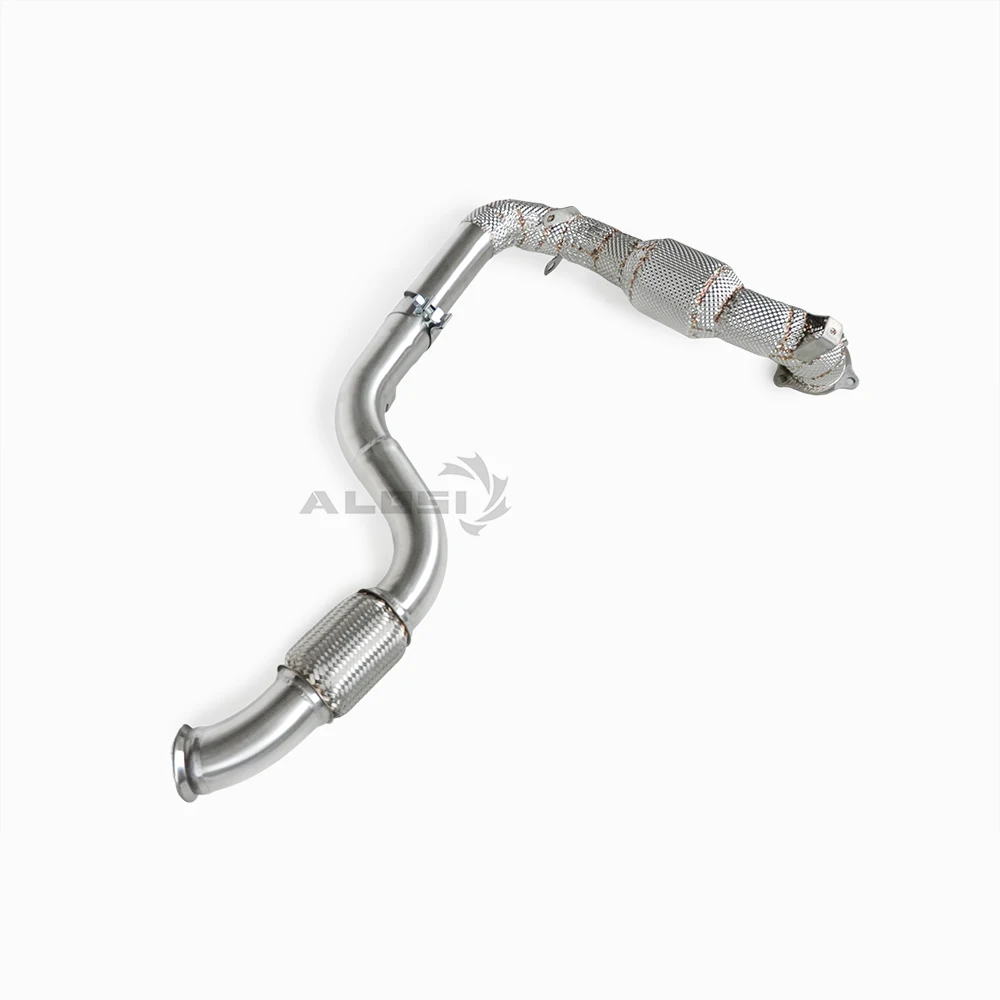 

Car Exhaust System for Mercedes Benz B180 B200 1.6T（W246） 2012-2015 304 SS Catted Downpipe Flow Exhaust Pipe Insulated Exhaust