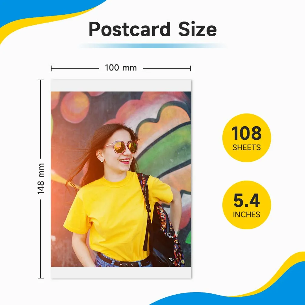 Compatible KP-108IN KP-36IN Ink Case Photo Paper For Canon Selphy CP1500 CP1300 CP1200 CP910 CP900 Photo Printer