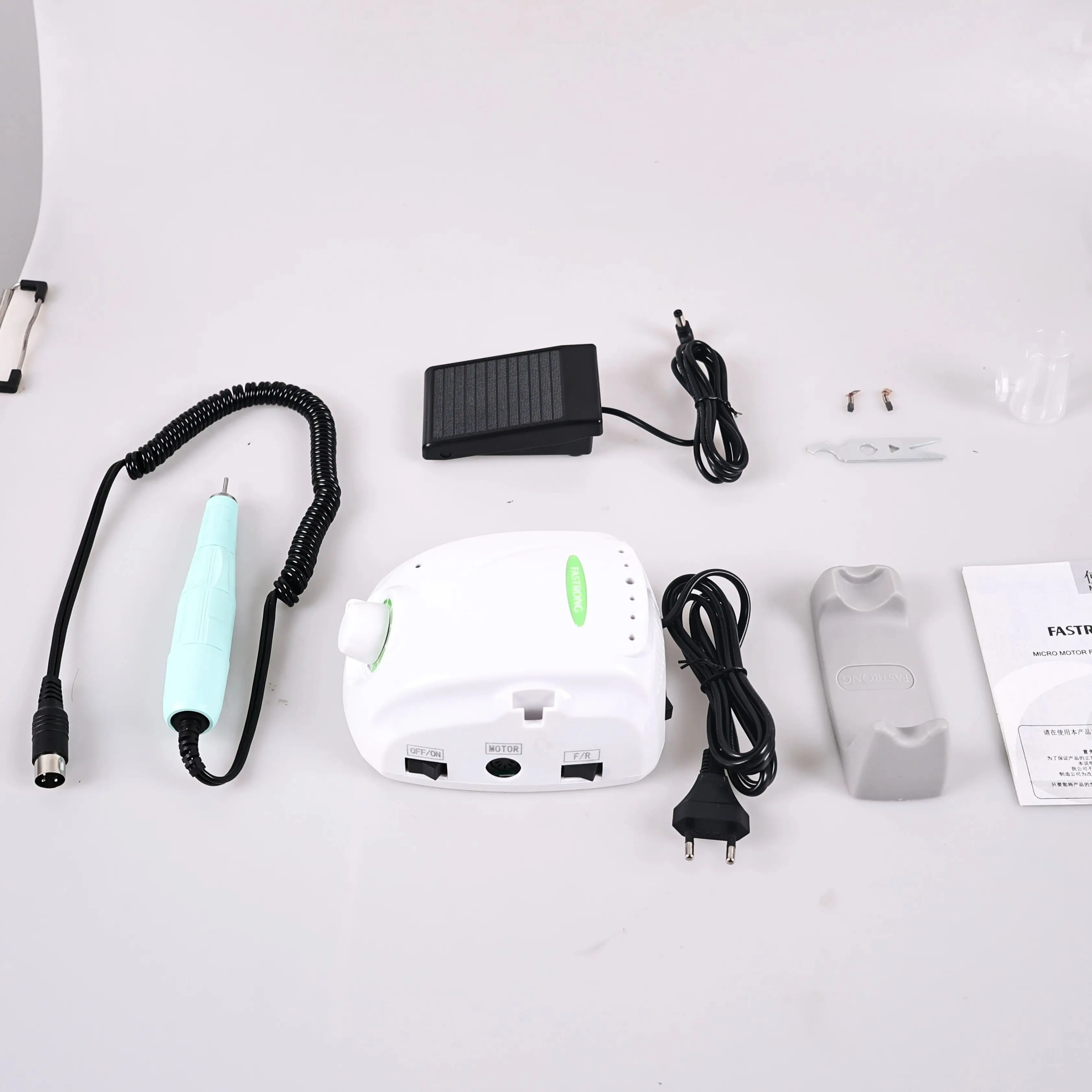 ELIJAH M3 Control Box Carbon Brushes Handle Micromotor Max Speed 40000rpm Dental Lab Electric Polishing Machine Dental Equipment