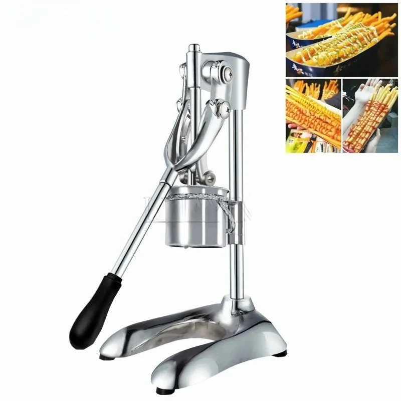 French Fries Extruder Manual Commercial 30cm Super Long Large French Fries Powder Making Machine