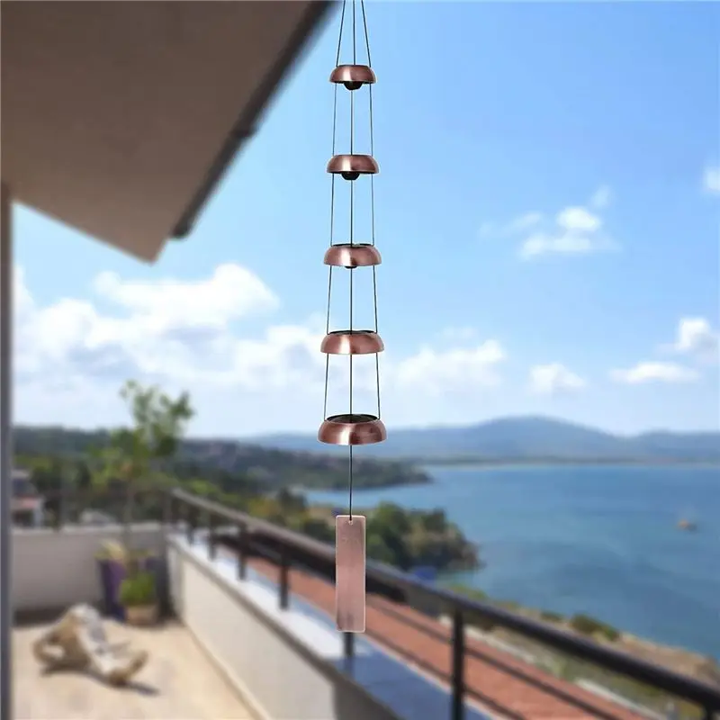 ABFW Temple Wind Bell - Memorial Bell Wind Chime for Gift, Feng Shui Wind Chime for Outdoor Decoration in Yard