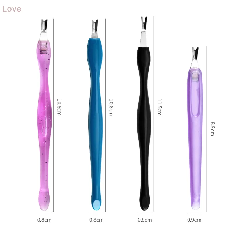 [L & P] 5 قطعة أداة إهاب الأظافر من الفولاذ المقاوم للصدأ أدوات إزالة بشرة الأظافر للأظافر الجلد الميت شوكة القراص انتهازي مانيكير المتقلب