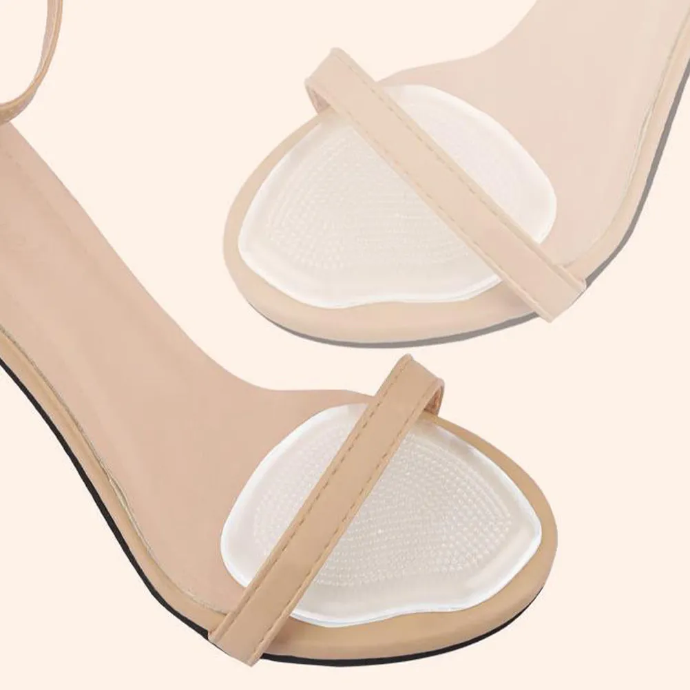 

3Pairs Forefoot Pads Soft High Heel Cushions Breathable Non-Slip Shoe Inserts Comfortable Foot Support High Heels Pads