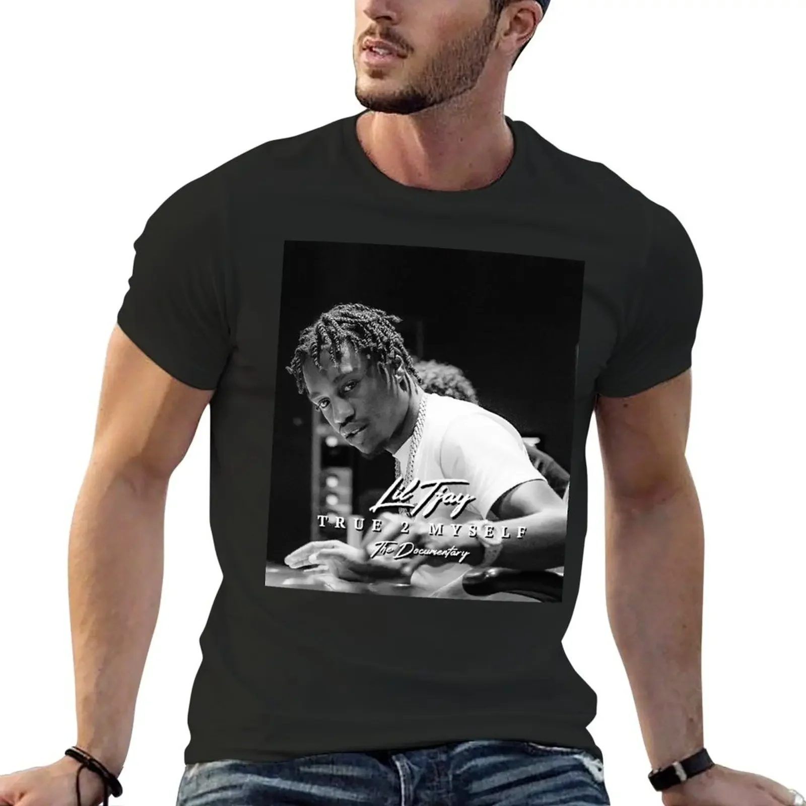 Sixya Nieuwe Lil True 2 tot mezelf American Tour 2019 T-shirt op maat shirt douane ontwerp je eigen designer t-shirt mannen