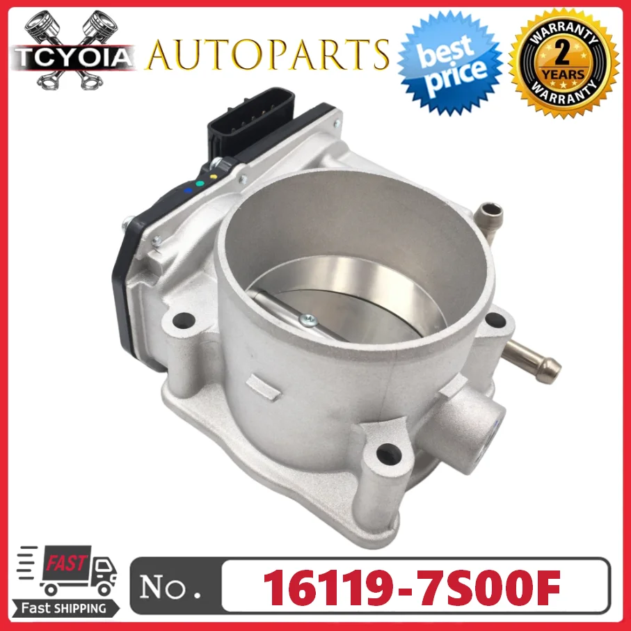 

Throttle Body 16119-7S00F 161197S00F For Nissan Armada Frontier Nv1500 Nv2500 Nv3500 Xterra Pathfinder Titan 4.0L 5.6L