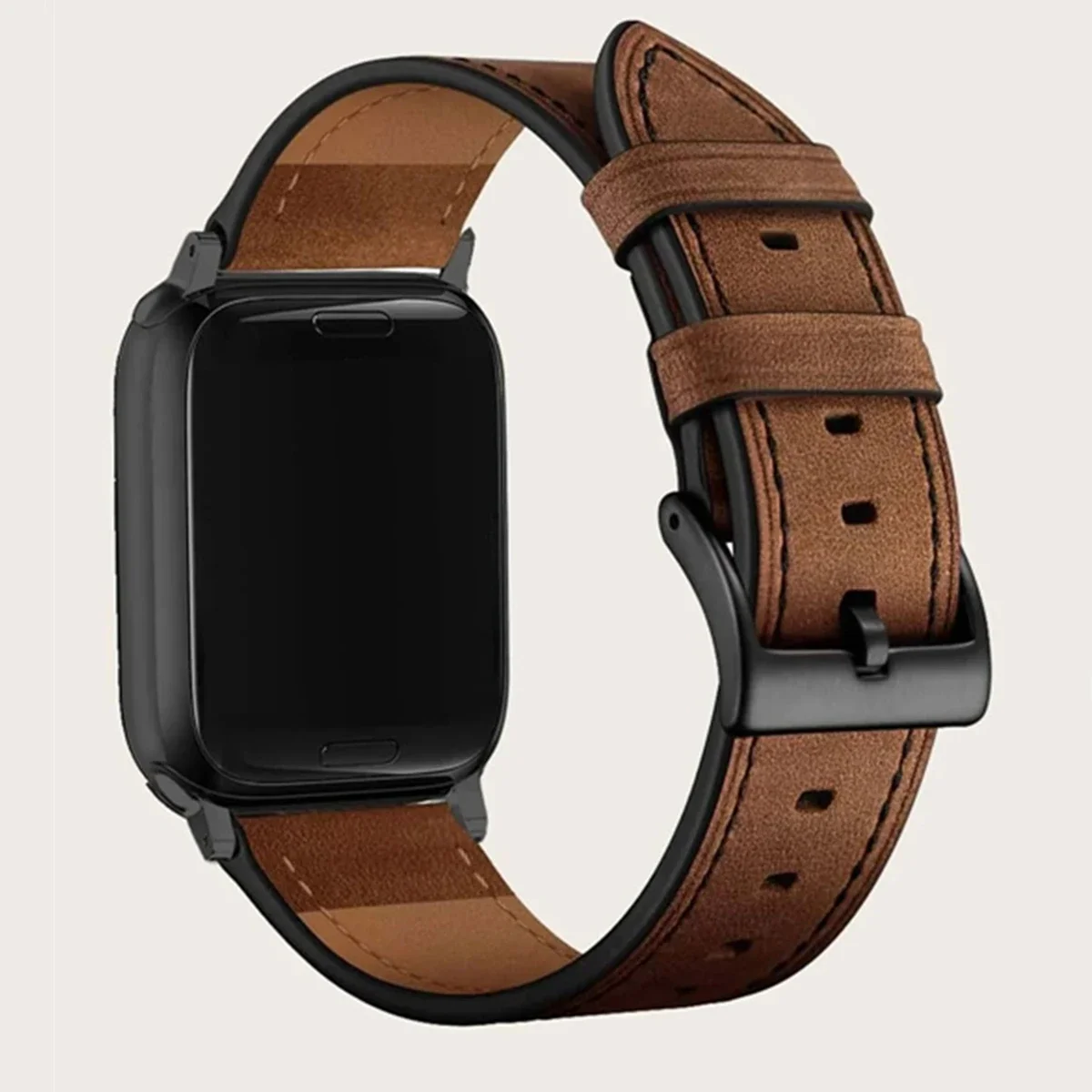 Retro Leather Strap for Apple Watch Band 44mm 40 42 46 38 49 45 41mm Business Belt for iWatch Series Ultra 12 11 10 9 8 7 6 5 4