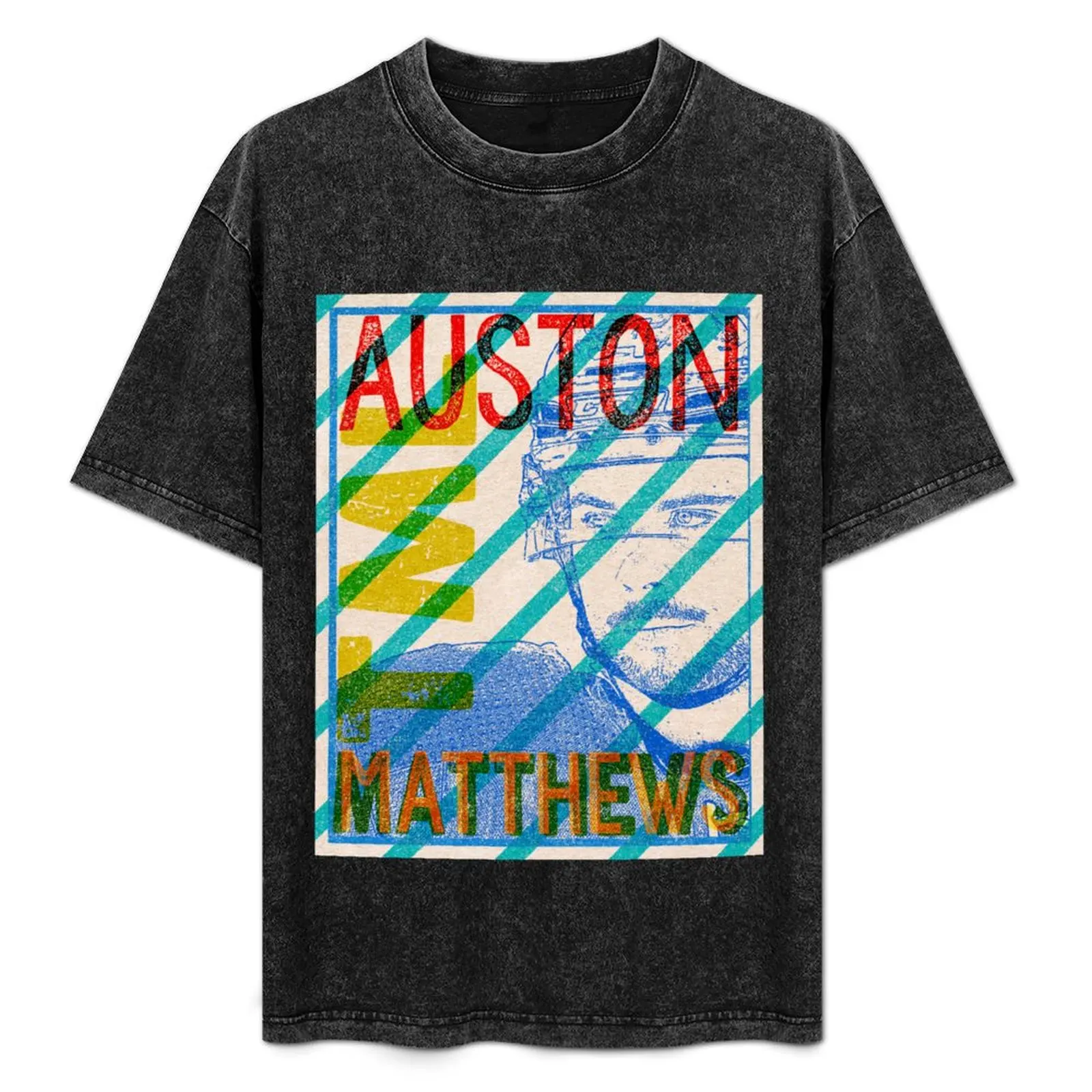 

Auston Matthews - TML - Toronto Poster style T-Shirt No Iron Casual Short Sleeve Top