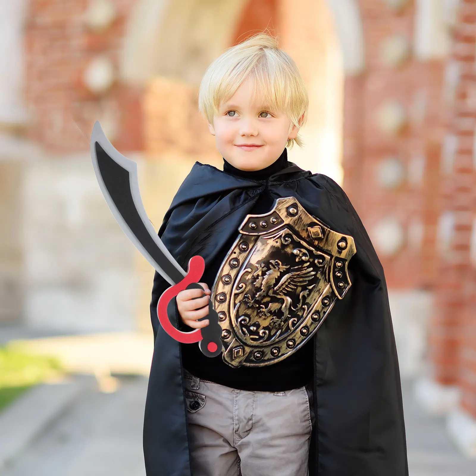 

Soft Eva Kids Sword for Boys Girls Role Playing Martial Arts Training Practice Sparring Safe Play Fighting Costume Accessory