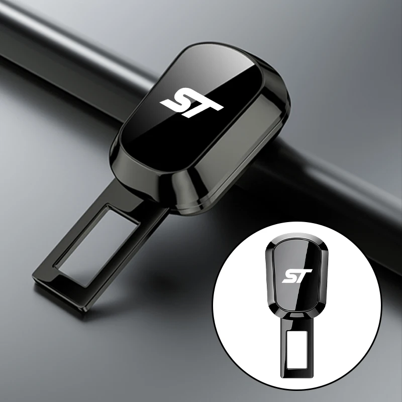 Car Seat Belt Extender Cover Safety Seatbelt Lock Buckle Accessories For Ford Focus Fiesta Ranger Mondeo Kuga Escape Explorer - view 2