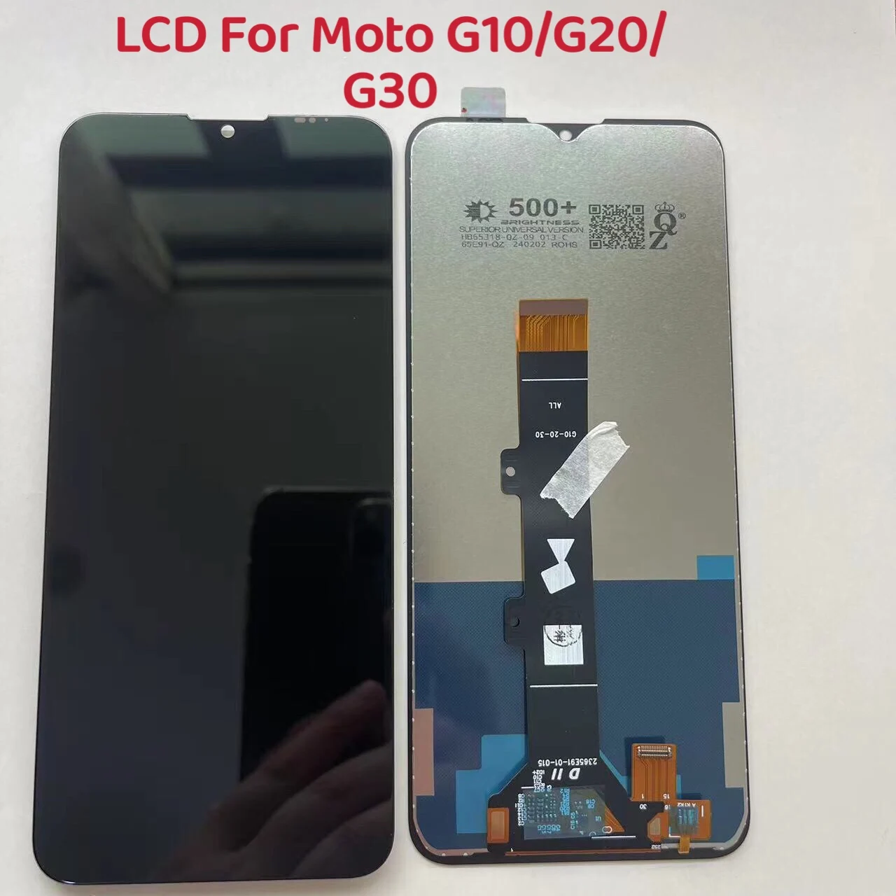 Tested LCD For Motorola Moto G10 G20 LCD Display Touch Screen Digitizer For Moto G30 XT2128-1 XT2129-1 LCD Display Replacement