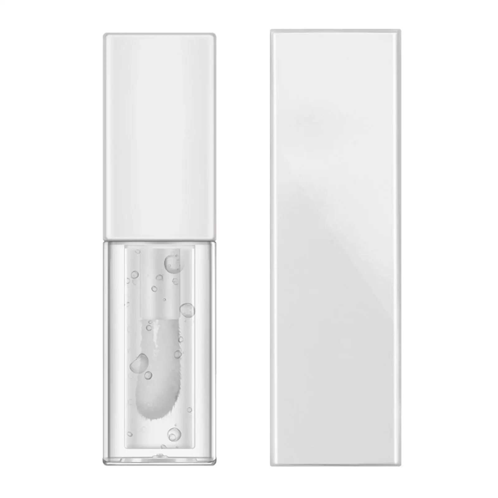 Getöntes Lippenöl, nicht klebend, glitzernd, feuchtigkeitsspendendes, pralleres Lippenöl für Mädchen-Make-up-Set