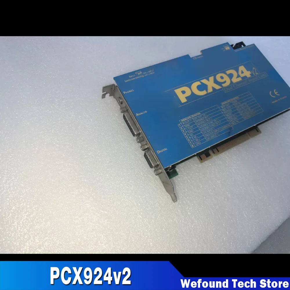 PCX924 For DIGIGRAM Sound Card Broadcast Grade Sound Card PCI Interface PCX924v2