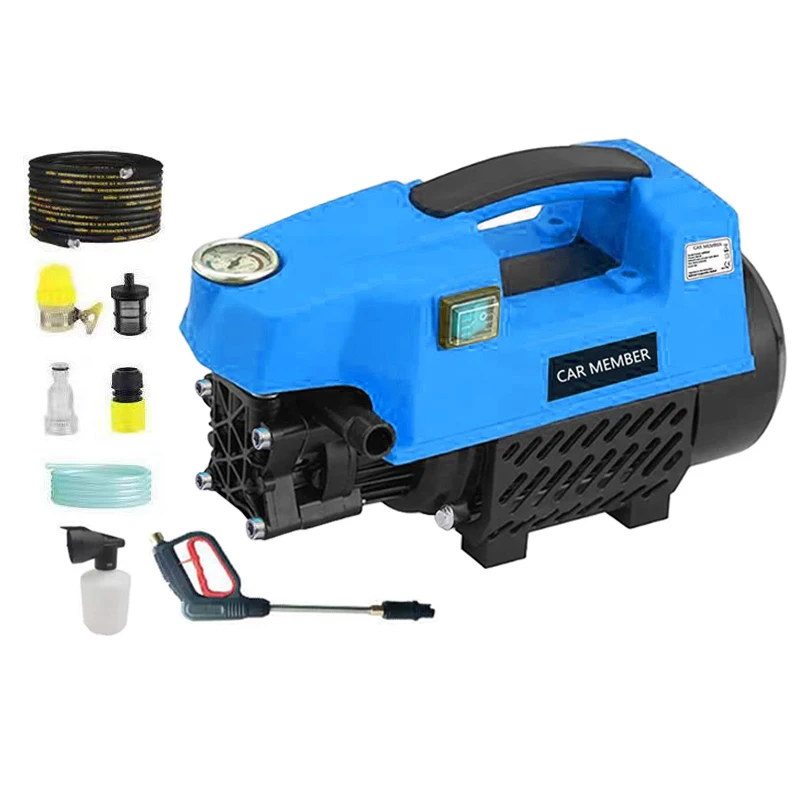 1500W 120Bar automatic water jet car wash machine pressure washer car care & cleanings water gun high pressure car washer