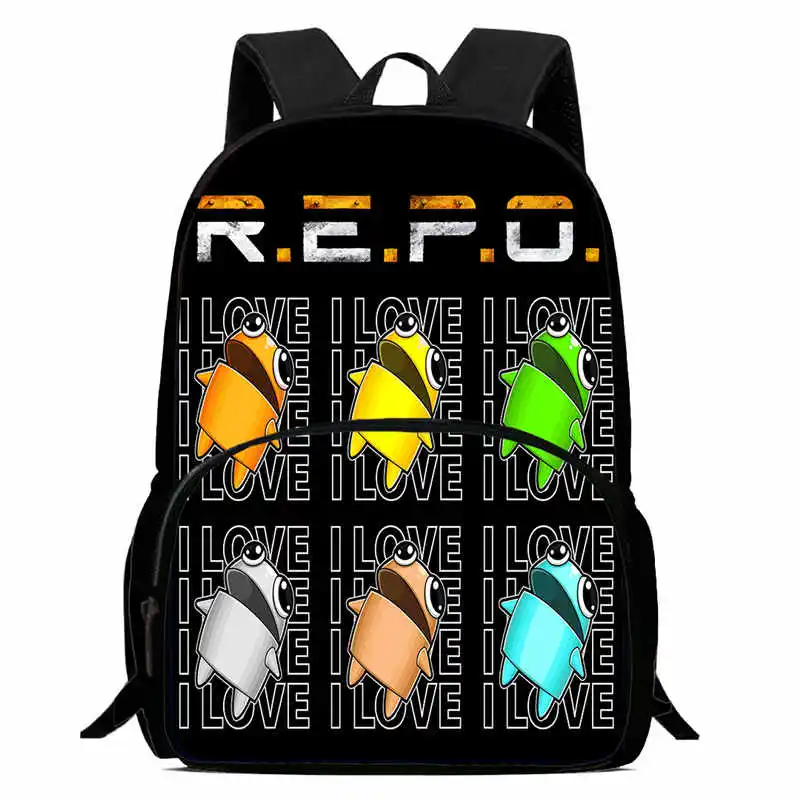 R.E.P.O Tas Sekolah Fashion Pelajar Ransel Anak Laki-laki dan Perempuan Ransel Kartun Anak-anak