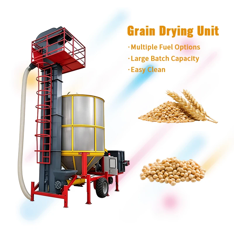 Automatic Grain Dryer Machine With Control Panel For Soybean Wheat Corn Efficient Drying System For Agriculture Use