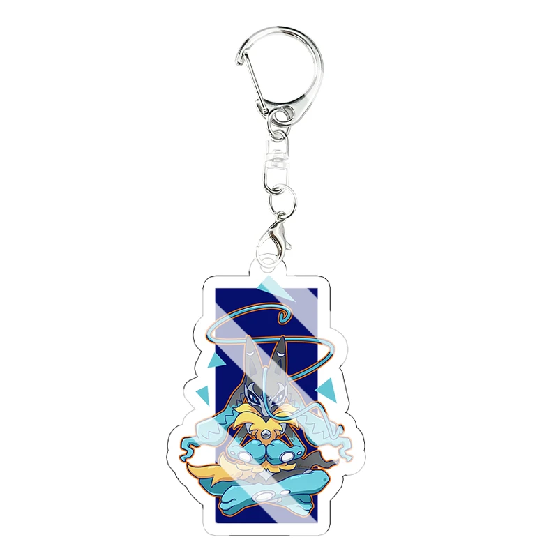 Dragonite Mimikyu Acryl-Schlüsselanhänger Zorua Jirachi Phantump Cartoon-Anhänger Schlüsselring Sammlerstück Taschenanhänger Anime Geburtstagsgeschenk – Detail 18