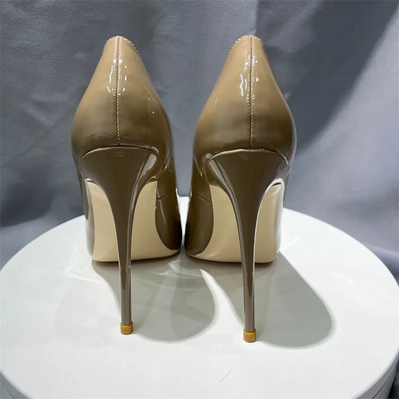 Tikicup Glossy Khaki Women Poi – Patent Leather Pump recenzja i cena