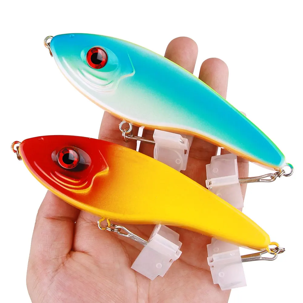 Schwerer Jerkbait-Angelköder 14,8cm 54,2g Künstlicher Harter Köder Wobbler Crankbait für Hecht Muskie Big Game Meeresfischen Angelzubehör