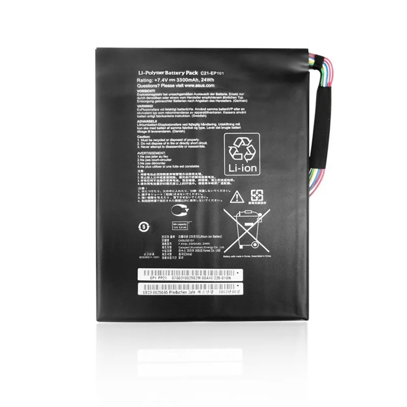 ل Asus EeePad TR101 TF101 بطارية الجهاز اللوحي C21-EP101 7.4 فولت 3300 مللي أمبير