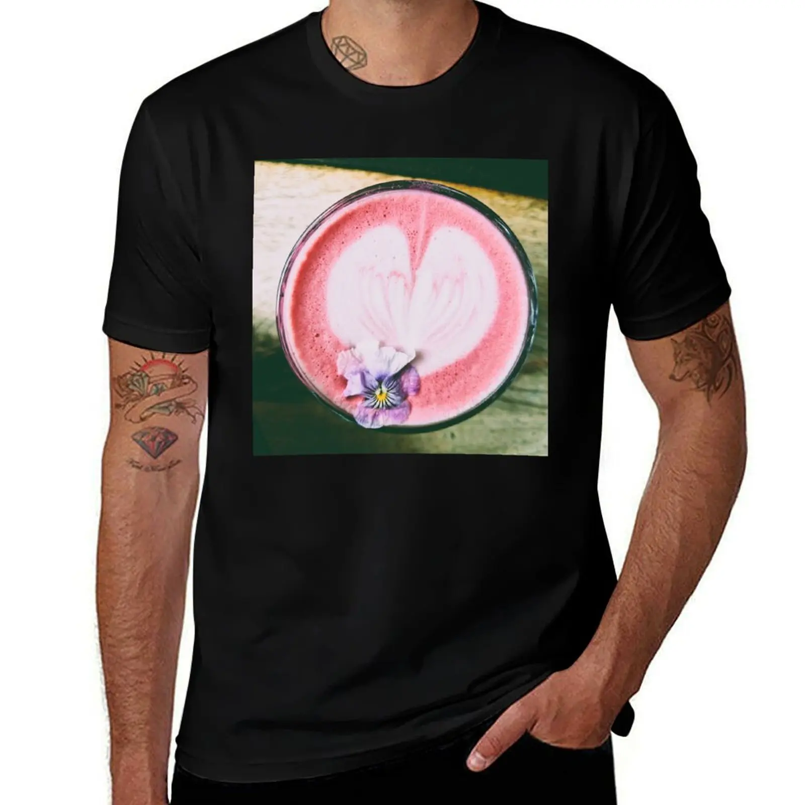 

Beetroot Latte T-Shirt graphic t shirts oversized graphic tee for a boy plus size men clothing