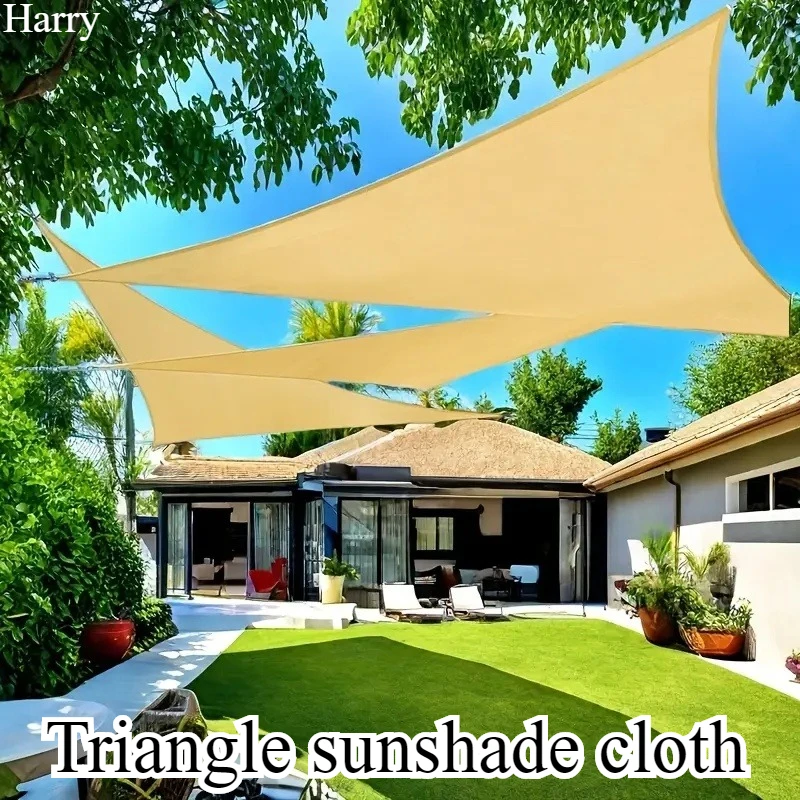 

Outdoor Triangular Sunshade Sail Terrace Balcony Sunshade Net Canopy Suitable for Courtyard Gardens Outdoor Activities Camping